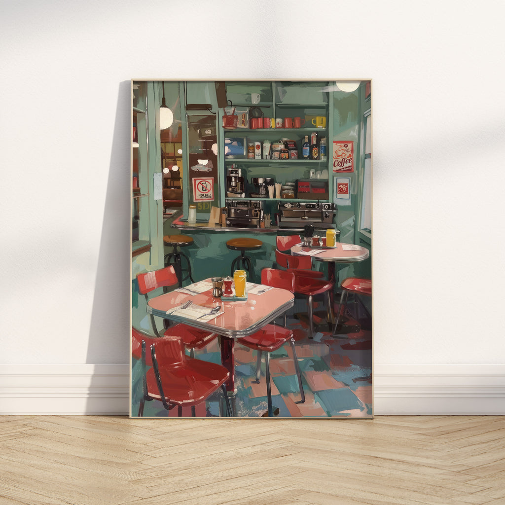 Luke's American Diner Print | Matte Vertical Poster