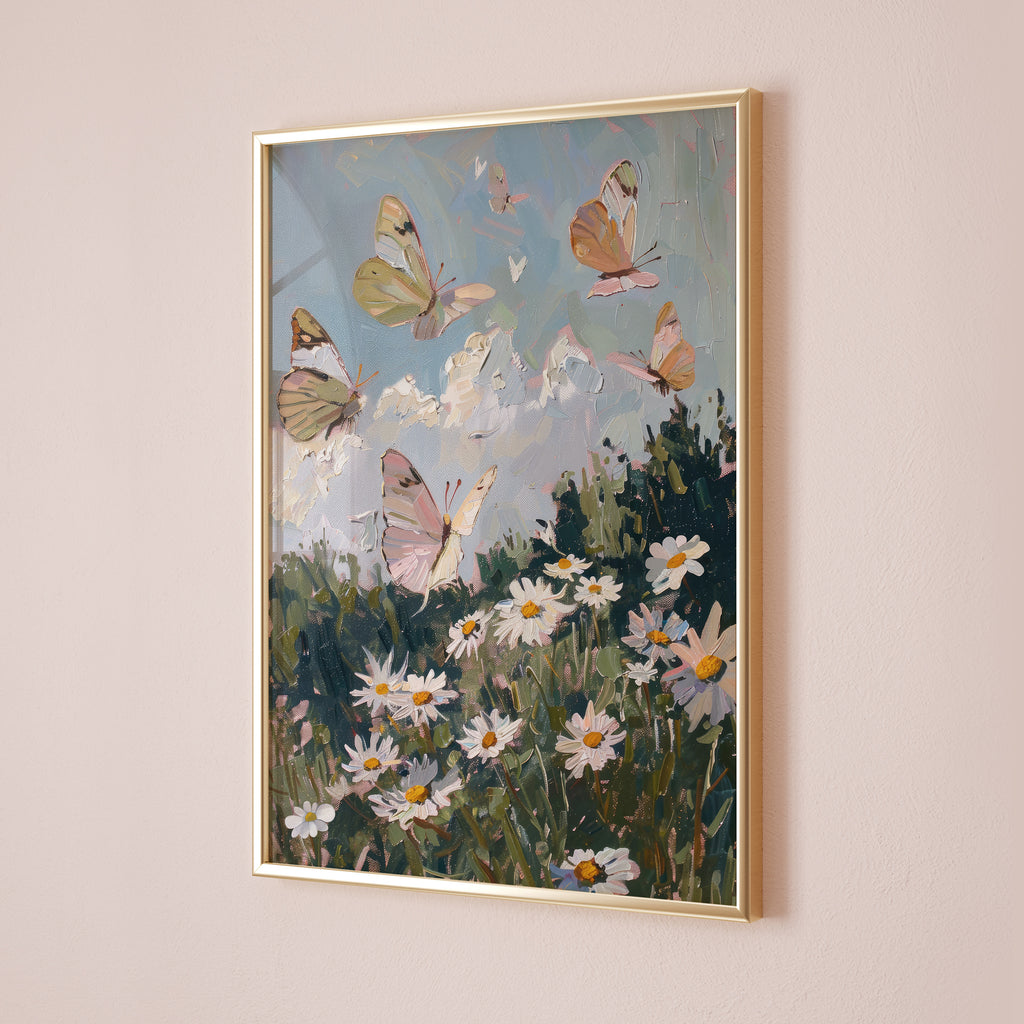 Butterflies Spring Print | Matte Vertical Poster