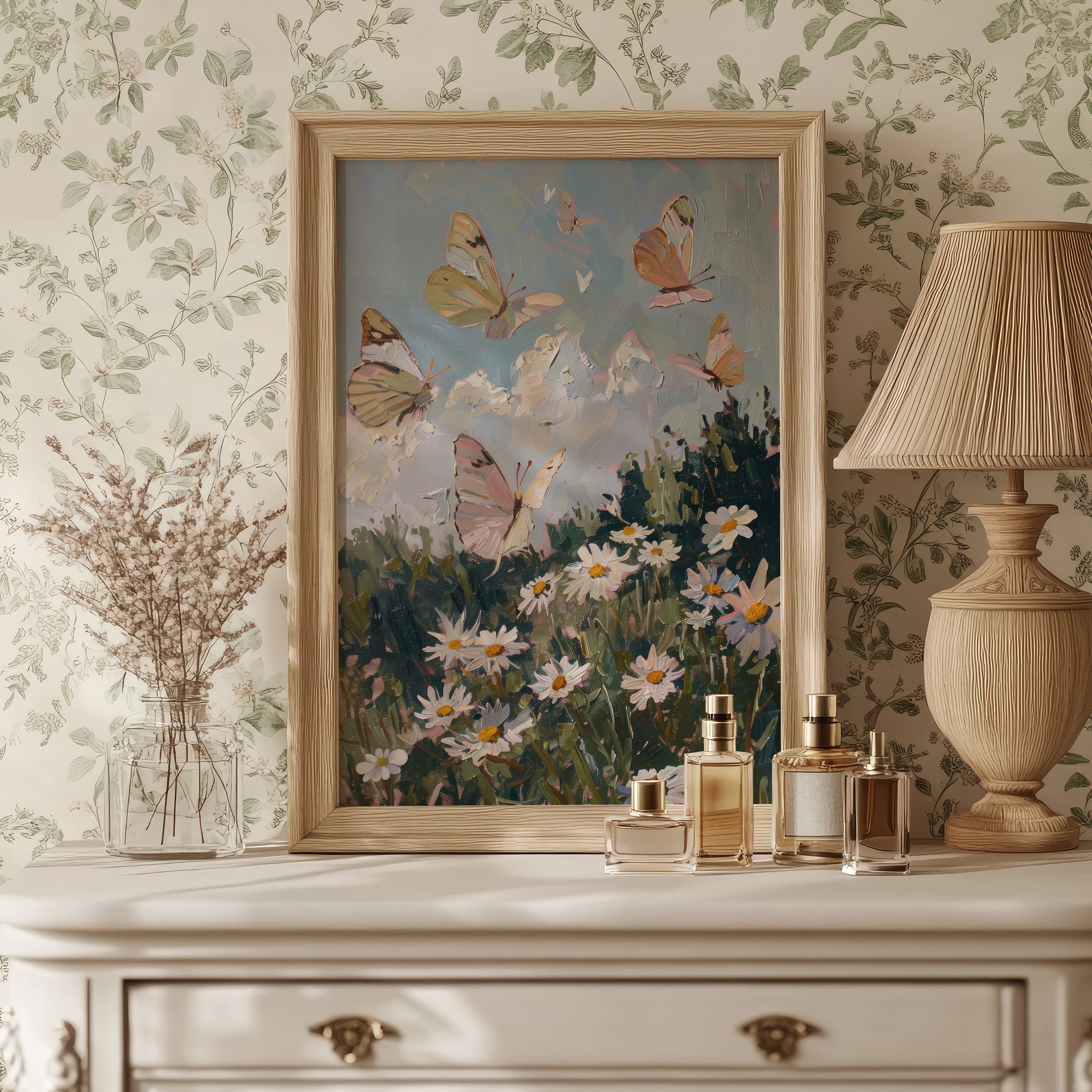 Butterflies Spring Print | Matte Vertical Poster