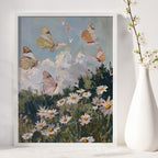 Butterflies Spring Print | Matte Vertical Poster