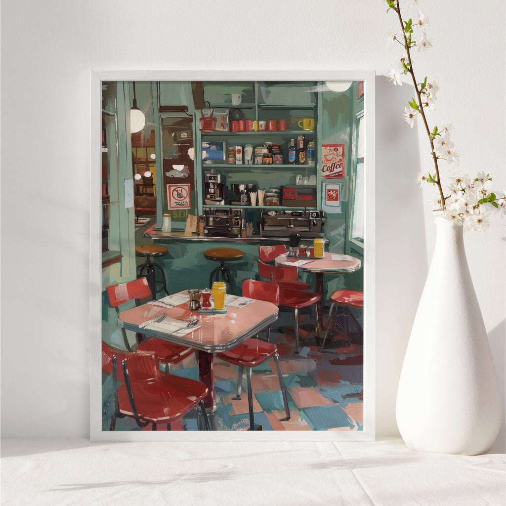 Luke's American Diner Print | Matte Vertical Poster