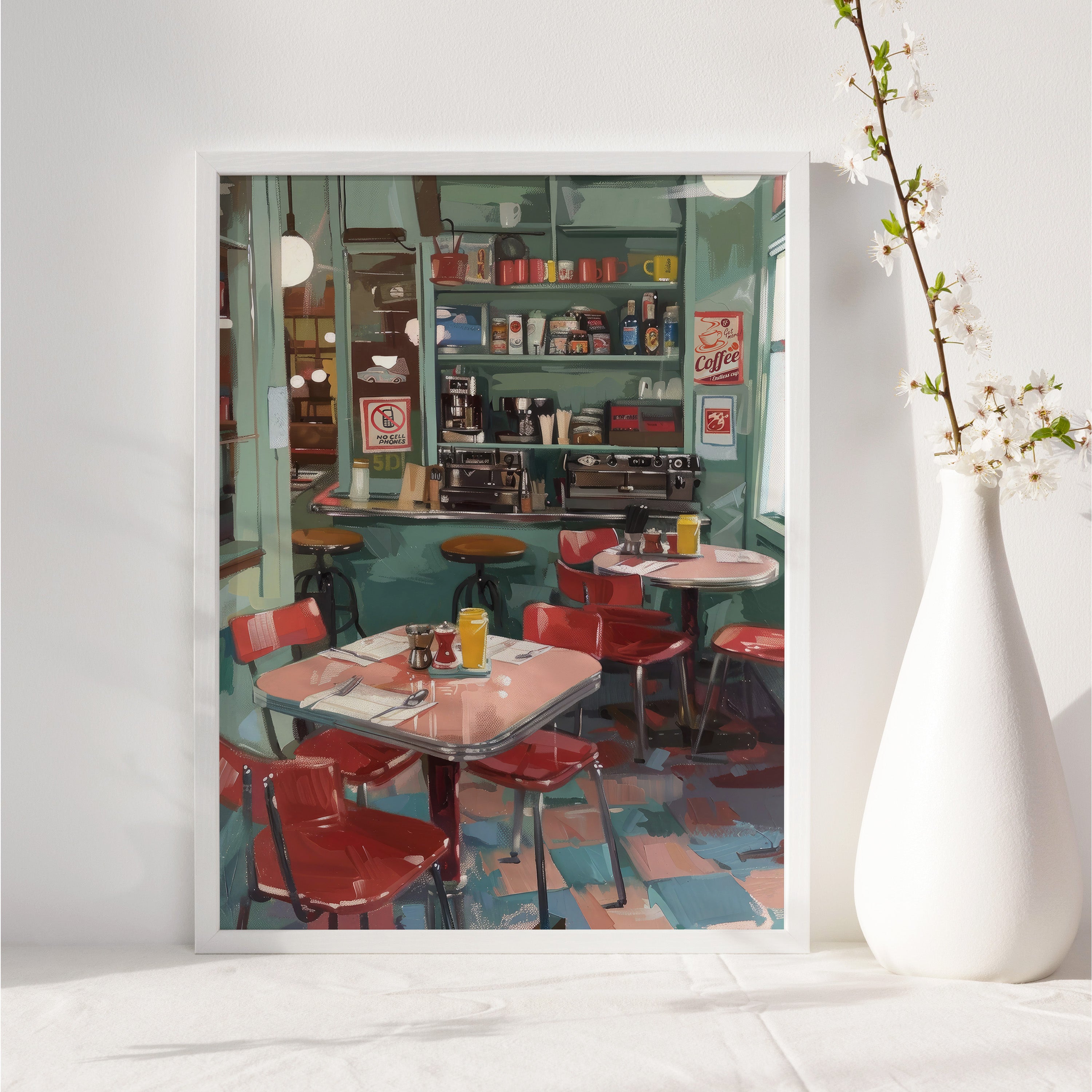Luke's American Diner Print | Matte Vertical Poster