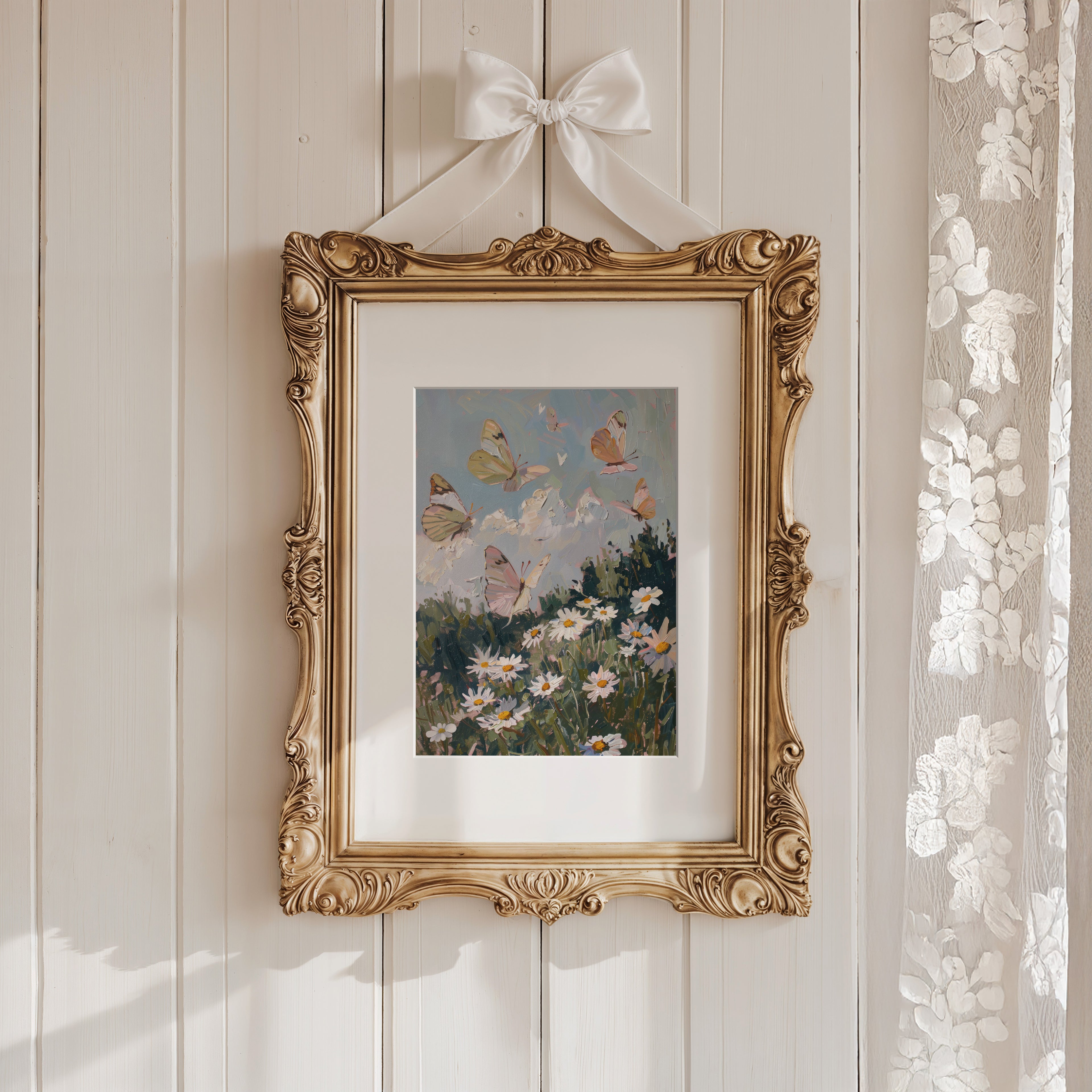 Butterflies Spring Print | Matte Vertical Poster