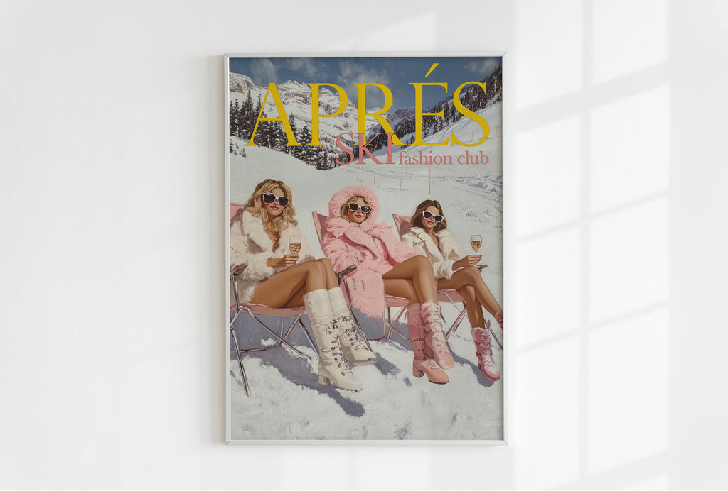 Après Ski Fashion Club Print | Matte Vertical Poster