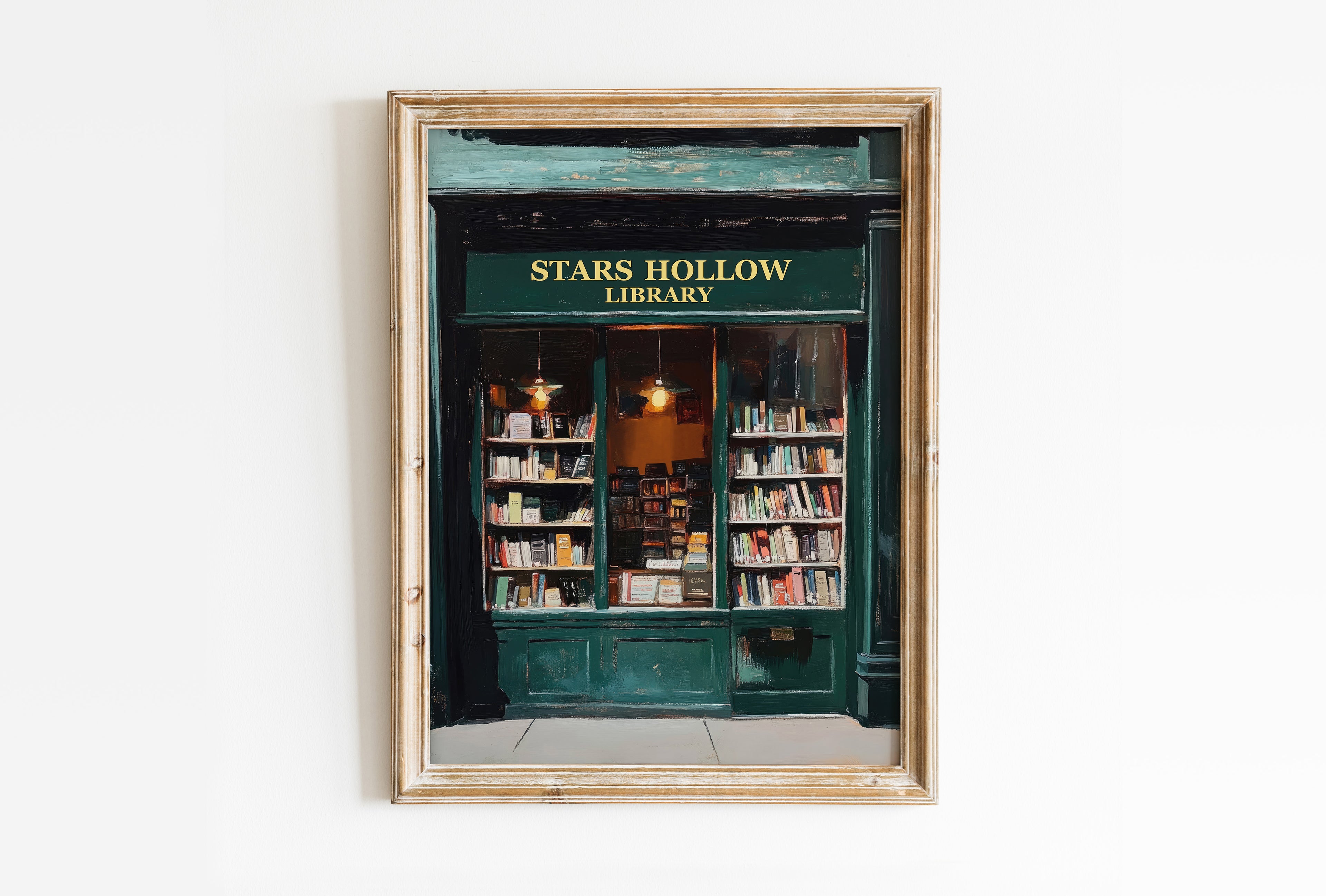 Stars Hollow Bookstore Print | Matte Vertical Poster