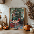 Luke's American Diner Print | Matte Vertical Poster